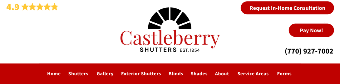 Castleberry Shutters
